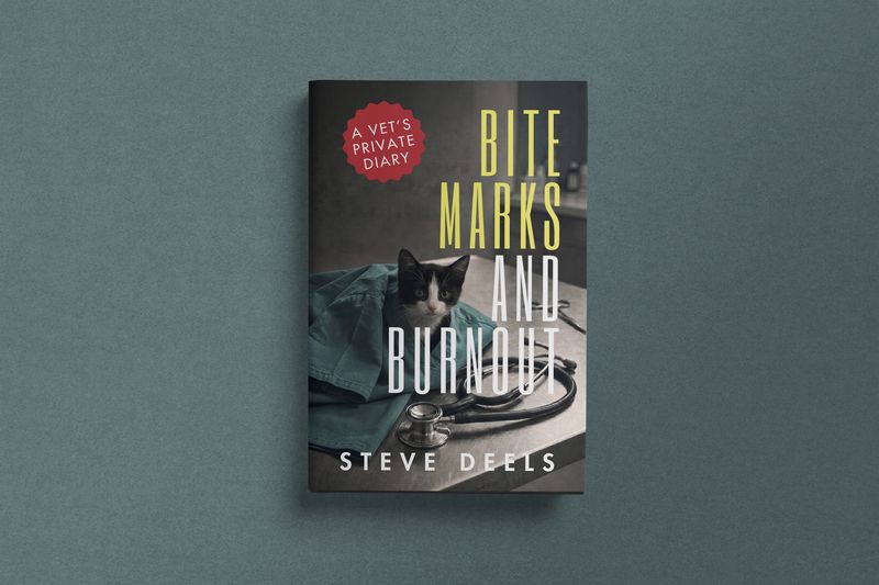 Bite Marks and Burnout, memoir cover for Steve Deels